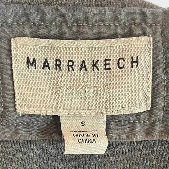Anthropologie Marrakech Knit Blue Moto Biker Jacket Womens Sz S Cropped Grunge - Picture 5 of 7